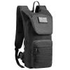 Hydration Backpack, Water Backpack with 3L TPU Water Bladder, Tactical Molle Hiking Hydration Pack with Storage for Men Women