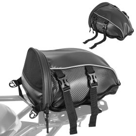 VEVOR Motorcycle Tail Bag, 10 L Motorcycle Rear Seat Bag with Waterproof Rain Cover
