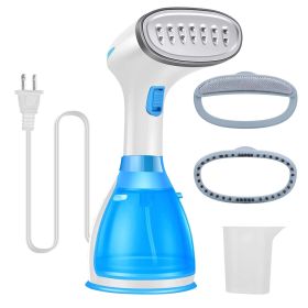 1500W Portable Handheld Clothes Steamer with 2 Brush Electric Travel Steamer for Garments Clothing Wrinkles Remover Dry Ironing Protection 30S He