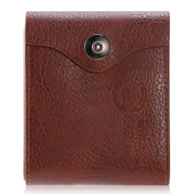 Men's Wallet PU Leather Bifold Purse Slim RFID Blocking Card Holder (Option: Brown)